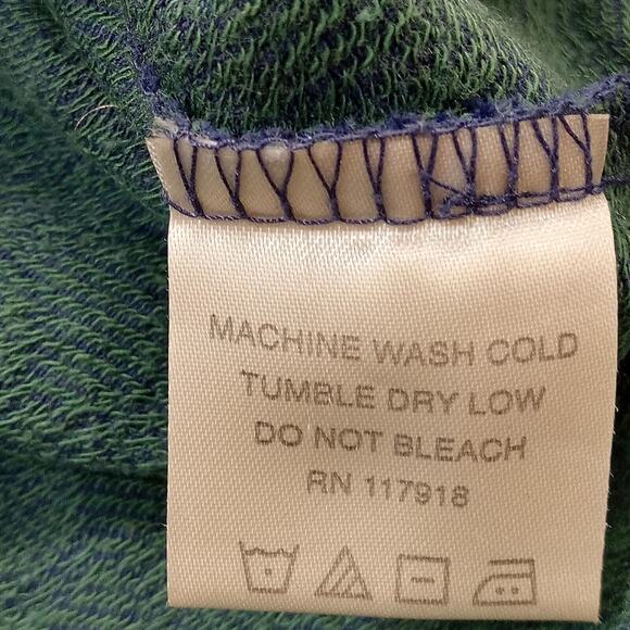 Vtg. Vardon & Ray Polo Shirt L Men's Blue Green Checker Board Cotton Blend - Picture 6 of 7